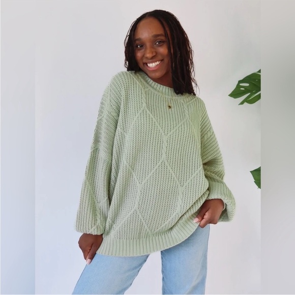 Grey Bandit Sweaters - Grey Bandit Logan Sweater in Sage